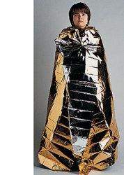 COPERTA ISOTERMICA ORO/ARGENTO 160X210CM - Metafarm