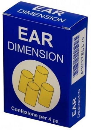EAR DIMENSION TAPPO AURICOLARE IN SPUGNA 4 PEZZI - Metafarm