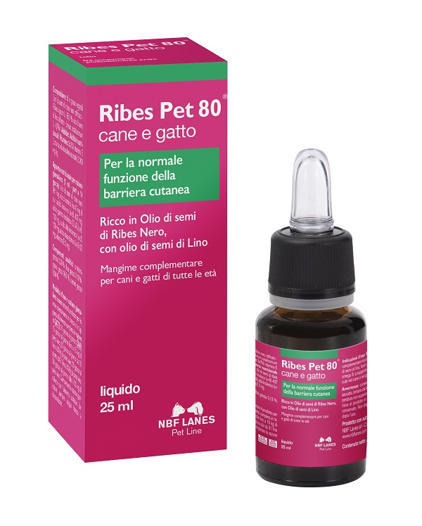 RIBES PET 80 GOCCE OLIO 25 ML CON CONTAGOCCE - Metafarm