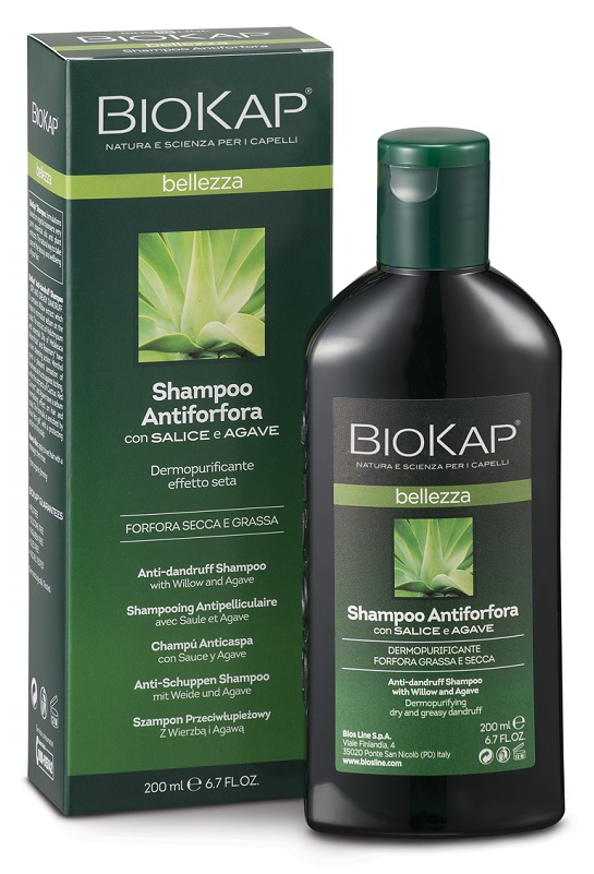 BIOKAP BELLEZZA SHAMPOO ANTIFORFORA 200 ML BIOSLINE - Metafarm