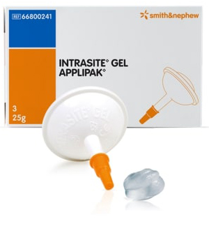 MEDICAZIONE A BASE DI IDROGEL AMORFO PER LO SBRIGLIAMENTO DEL TESSUTO NECROTICO CONFEZIONE CON APPLICATORE APPLIPAK 8G 10 PEZZI - Metafarm