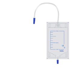 SACCA DI DRENAGGIO DA GAMBA PER INCONTINENZA TUBO 35 CM 10 PEZZI - Metafarm