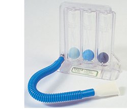 ESERCITATORE RESPIRATORIO VOLUMETRICO PER INCENTIVARE LA RESPIRAZIONE MEDIANTE L'INSPIRAZIONE - Metafarm