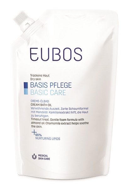 EUBOS OLIO BAGNO RICARICA 400 ML - Metafarm
