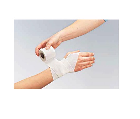 BENDA ELASTICA AUTOADESIVA FORTELAST PLUS   CON OSSIDO DI ZINCO ADESIVO SINTETICO 7,5X450CM - Metafarm