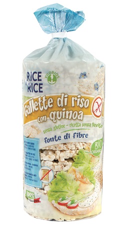 RICE&RICE GALLETTE DI RISO CON QUINOA 100 G SENZA LIEVITO - Metafarm