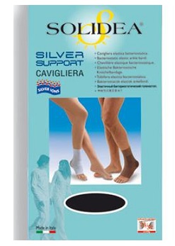SILVER SUPPORT ANKLE CAVIGLIERA NERO S - Metafarm