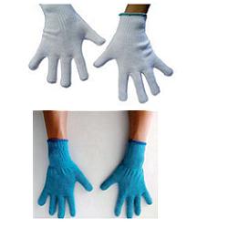 GUANTO AMBIDESTRO IN COTONE MONOFILO BIANCO PER ALLERGIE DERMATOLOGICHE SENZA CUCITURE POLSINO ELASTICO LARGHEZZA 65 MM 6,5 1 PAIO - Metafarm
