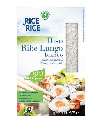 RICE&RICE RISO LUNGO RIBE BIANCO 1 KG - Metafarm