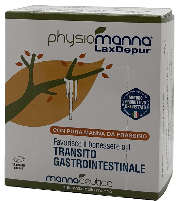 PHYSIOMANNA LAXDEPUR MANNITE DUFOUR 12 PANETTI SOLUBILI DA 10 G - Metafarm