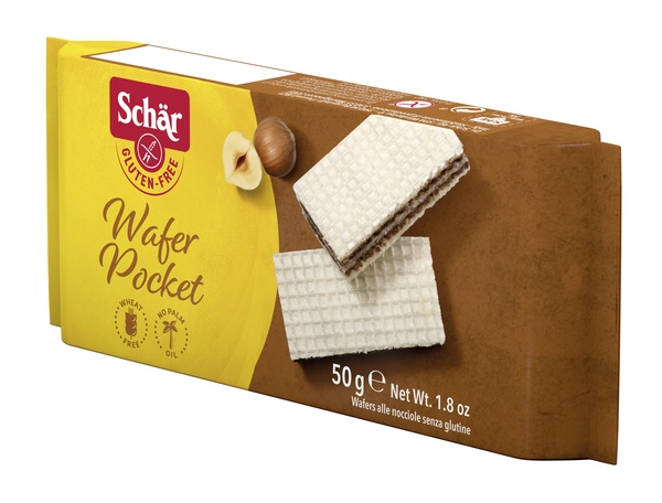 SCHAR WAFER POCKET ALLA NOCCIOLA 50 G - Metafarm