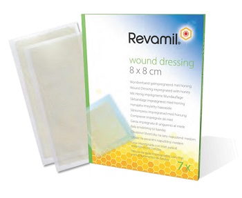 GARZA MEDICATA REVAMIL 8X8CM 7 PEZZI - Metafarm