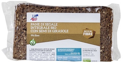 FSC BIOFIBRE+ PANE DI SEGALE INTEGRALE CON SEMI DI GIRASOLE BIOLOGICO AD ALTO CONTENUTO DI FIBRE 500 G - Metafarm