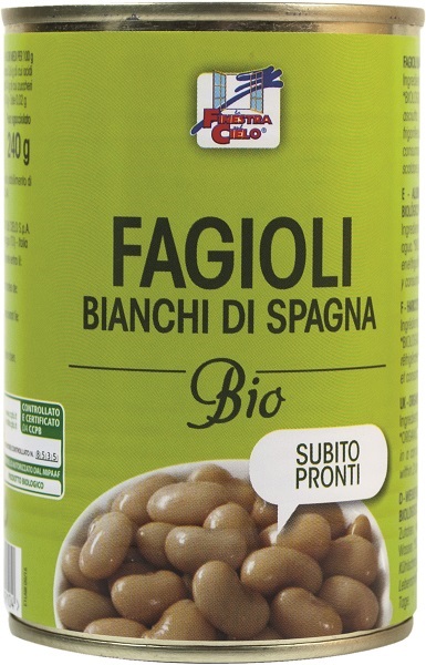FAGIOLI BIANCHI DI SPAGNA PRONTI BIO 400 G - Metafarm