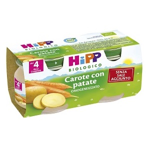 HIPP BIO HIPP BIO OMOGENEIZZATO CAROTE CON PATATE 2X80 G - Metafarm