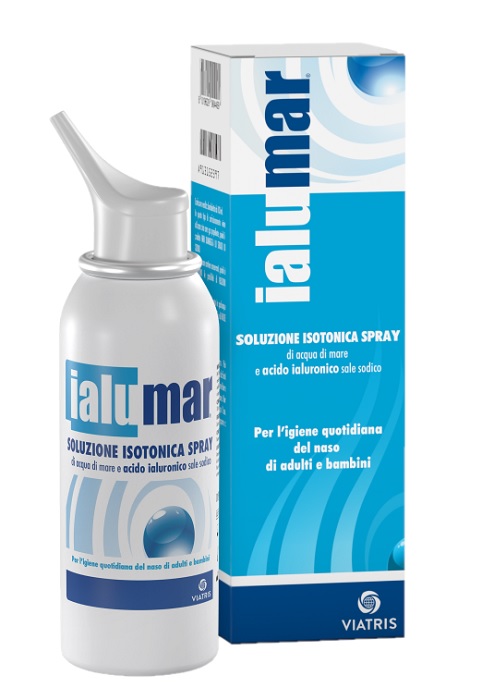 SOLUZIONE ISOTONICA SPRAY DI ACQUA DI MARE ACIDO IALURONICO SALE SODICO PER IGIENE NASO ADULTI E BAMBINI 100ML - Metafarm