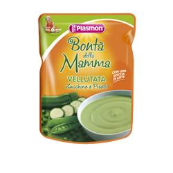 PLASMON POUCHES VELLUTATA DI ZUCCHINE E PISELLI 180 G - Metafarm
