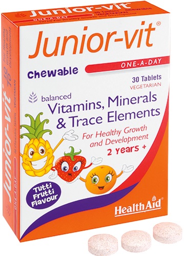 JUNIORVIT BLISTER 30 TAVOLETTE MASTICABILI - Metafarm