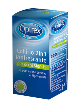 GOCCE OCULARI OPTREX ACTIDROPS 2IN1 RINFRESCANTE OCCHI STANCHI 1 PEZZO - Metafarm