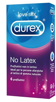 PROFILATTICO DUREX NO LATEX 6 PEZZI - Metafarm