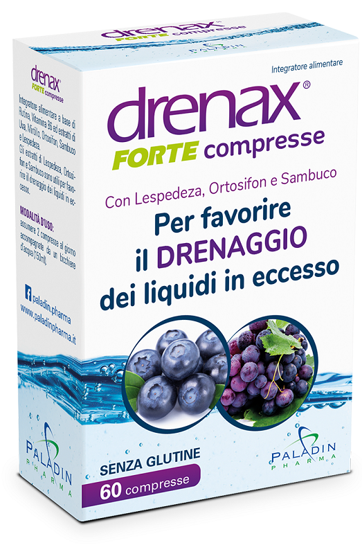 DRENAX FORTE MIRTILLO 60 COMPRESSE - Metafarm