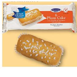 BONONIA PLUMCAKE CON GRANELLA DI ZUCCHERO SENZA GLUTINE 6 X 37 G - Metafarm