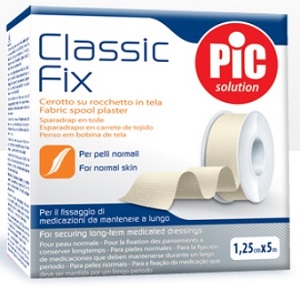 CEROTTO IN ROCCHETTO CLASSIC FIX WHITE 1,25X500 CM FUSTELLA - Metafarm