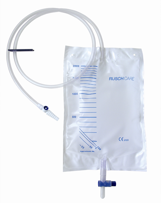 SACCA DI DRENAGGIO LETTO PER INCONTINENZA 2000ML IN PVC CON VALVOLA DI NON RITORNO E SCARICO STERILE CON TUBO DI RACCORDO 120CM 1 PEZZO RIUTILIZZABILE - Metafarm