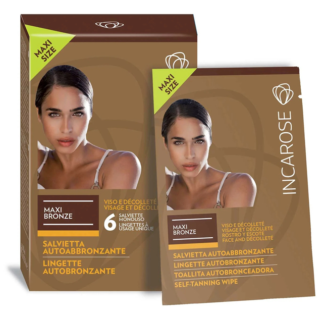 INCAROSE MAXI BRONZE 6 SALVIETTE VEG* - Metafarm