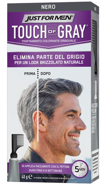 JUST FOR MEN TOUCH OF GRAY NERO 40 G - Metafarm