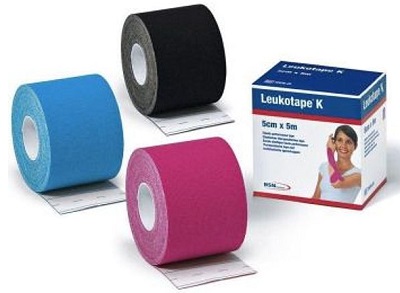 BENDA ADESIVA LEUKOTAPE K PER TAPING FISIOTERAPICO LARGHEZZA 5 CM LUNGHEZZA 5 M COLORE ROSA IN ROTOLO - Metafarm