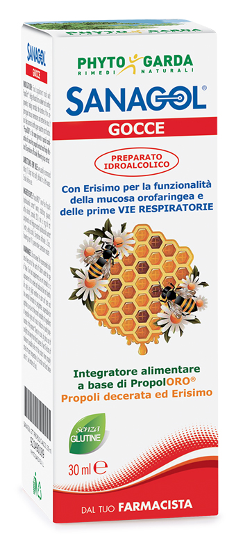SANAGOL GOCCE PROPOLI ESTRATTO IDROALCOLICO 30 ML - Metafarm