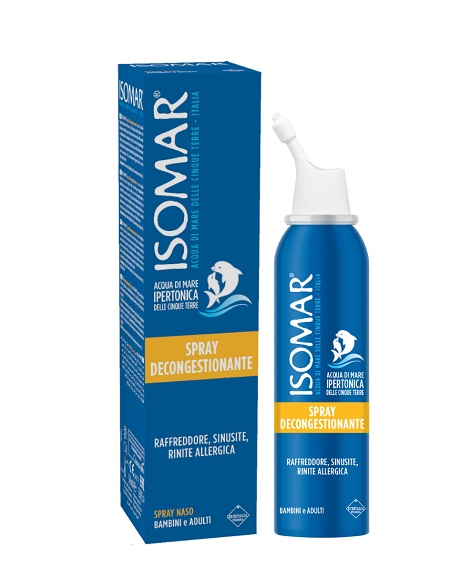 ISOMAR NASO CHIUSO SOLUZIONE ACQUA DI MARE IPERTONICA PER DECONGESTIONE NASO CHIUSO 50 ML - Metafarm