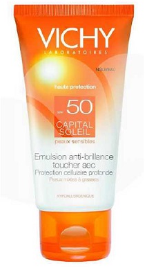IDEAL SOLEIL VISO DRY TOUCH SPF50 50 ML - Metafarm