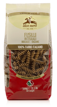 FUSILLI 100% FARRO INTEGRALE BIO 500 G - Metafarm