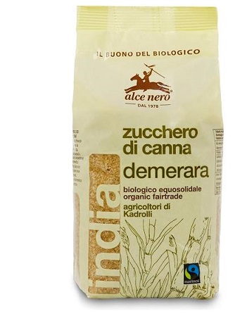 ZUCCHERO DI CANNA DEMERARA BIO INDIA FAIRTRADE 500 G - Metafarm