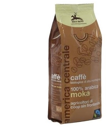 CAFFE' MOKA 100% ARABICA BIO FAIRTRADE 250 G - Metafarm