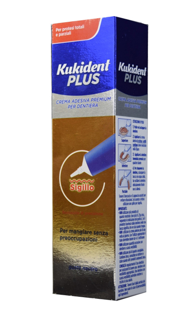 KUKIDENT SIGILLO CREMA ADESIVA PER PROTESI DENTARIE 40 G - Metafarm