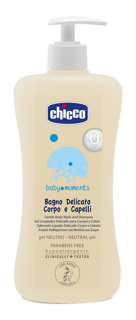 CHICCO COSMETICI BABY MOMENTS CORPO CAPELLI 500 ML - Metafarm