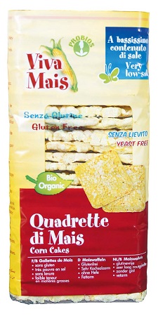 VIVA MAIS QUADRETTE DI MAIS SENZA SALE E SENZA LIEVITO 130 G - Metafarm