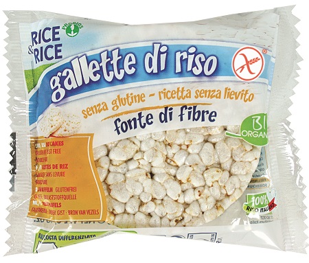RICE&RICE GALLETTE DI RISO CON SALE DUOPACK 13 G SENZA LIEVITO - Metafarm