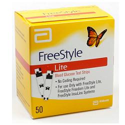 STRISCE MISURAZIONE GLICEMIA FREESTYLE LITE 50 PEZZI - Metafarm
