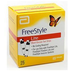 STRISCE MISURAZIONE GLICEMIA FREESTYLE LITE 25 PEZZI - Metafarm