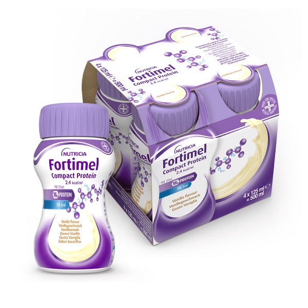 FORTIMEL COMPACT PROTEIN VANIGLIA 4 BOTTIGLIE DA 125 ML - Metafarm
