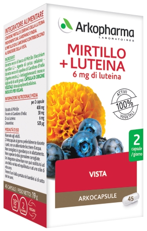 ARKO CAPSULE MIRTILLO+LUTEINA 45 CAPSULE - Metafarm