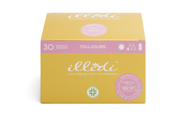 ILLEDI TOUJOURS SALVASLIP ANATOMICI COTONE ORGANIC 30 PEZZI - Metafarm