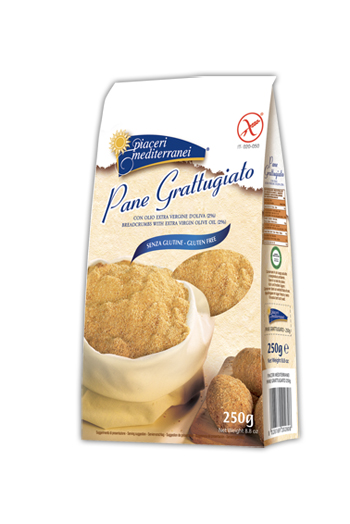 PIACERI MEDITERRANEI PANE GRATTUGGIATO SENZA GLUTINE 250 G - Metafarm