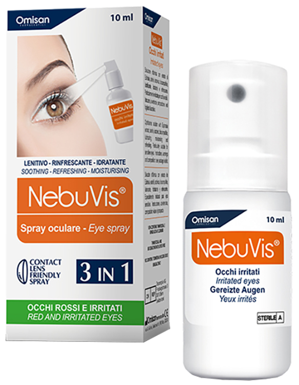 NEBUVIS OCCHI IRRITATI SPRAY 10 ML 1 PEZZO - Metafarm