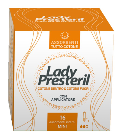 LADY PRESTERIL ASSORBENTI INTERNI MINI 16 PEZZI - Metafarm