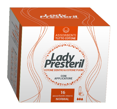 LADY PRESTERIL ASSORBENTI INTERNI NORMAL 16 PEZZI - Metafarm
